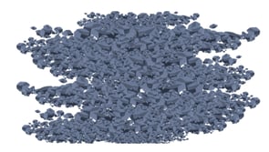 Dark-colored crumb rubber infill for synthetic grass